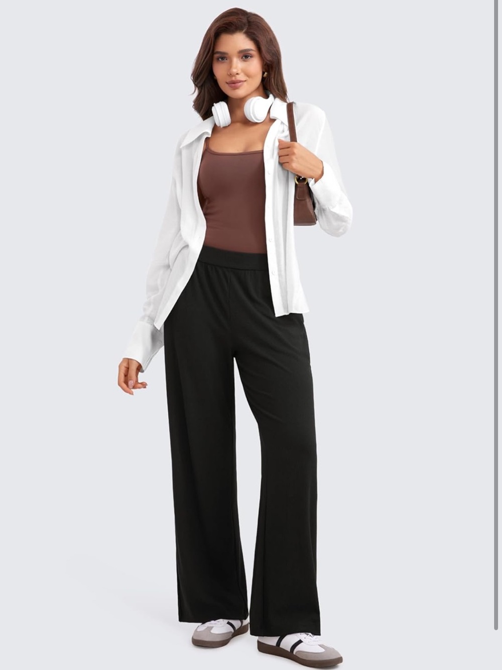 CRZ Yoga Black Wide Leg Pants Size X-Small NWT #Lux-G
